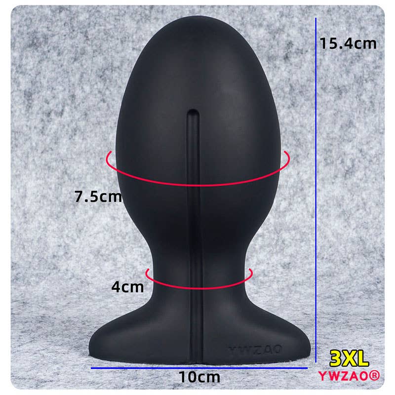 YWZAO Anal Plug Liquid Silicone Soft Venting Design Use When Going Out G58