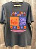 T-shirt Unisex a Maniche Corte Grigio Carbone Talking Heads Rara Anni '90 Stop Making Sense
