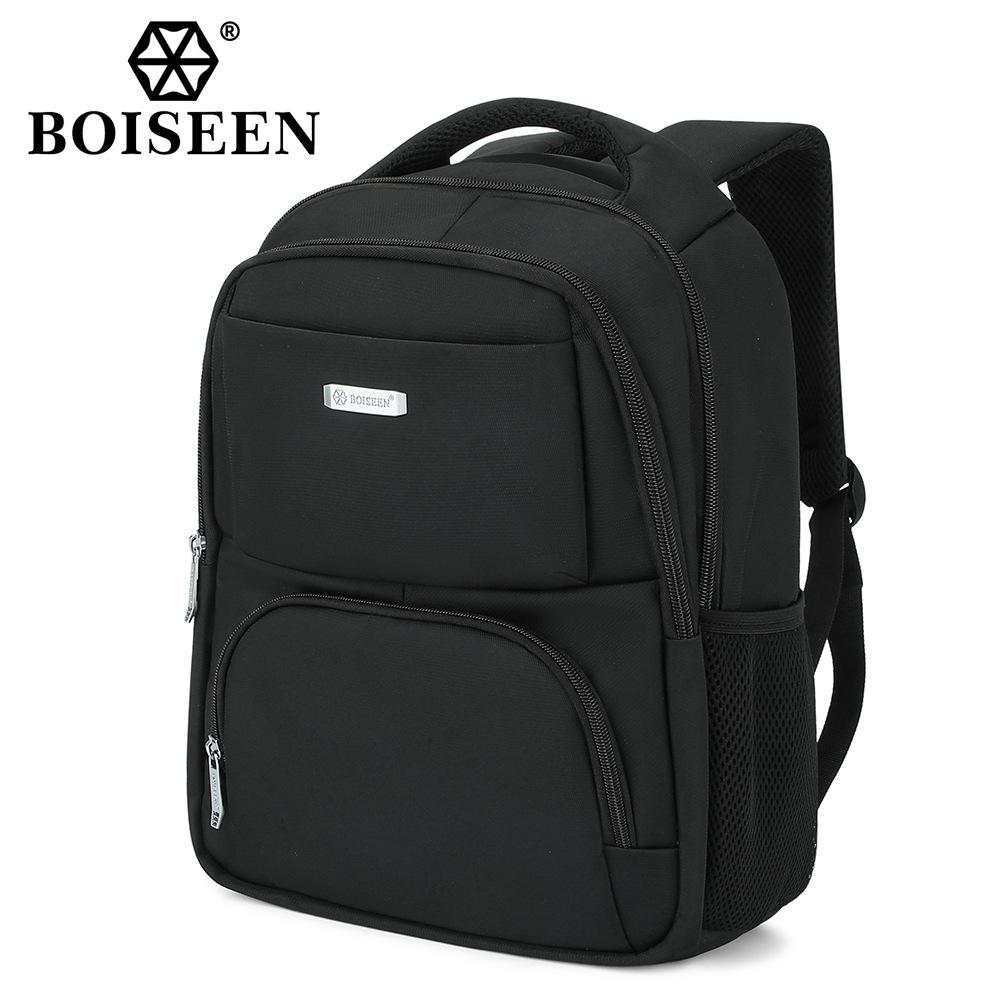 

Мужская черная сумка через плечо, деловой рюкзак для ноутбука, повседневная школьная сумка для студентов, большая вместительная дорожная сумка