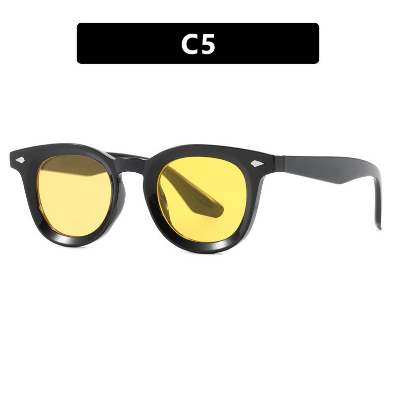 Cat Eye New Oval Sunglasses Personalized Vintage Fashion Sun Glasses Trendy Female Shades Popular Brand Designer Eyewear