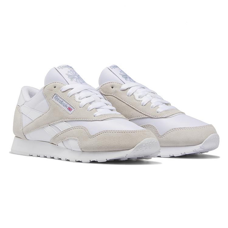 Reebok  Classic Nylon White Light Grey 2023 Women Sneakers Footwear-White GY7193