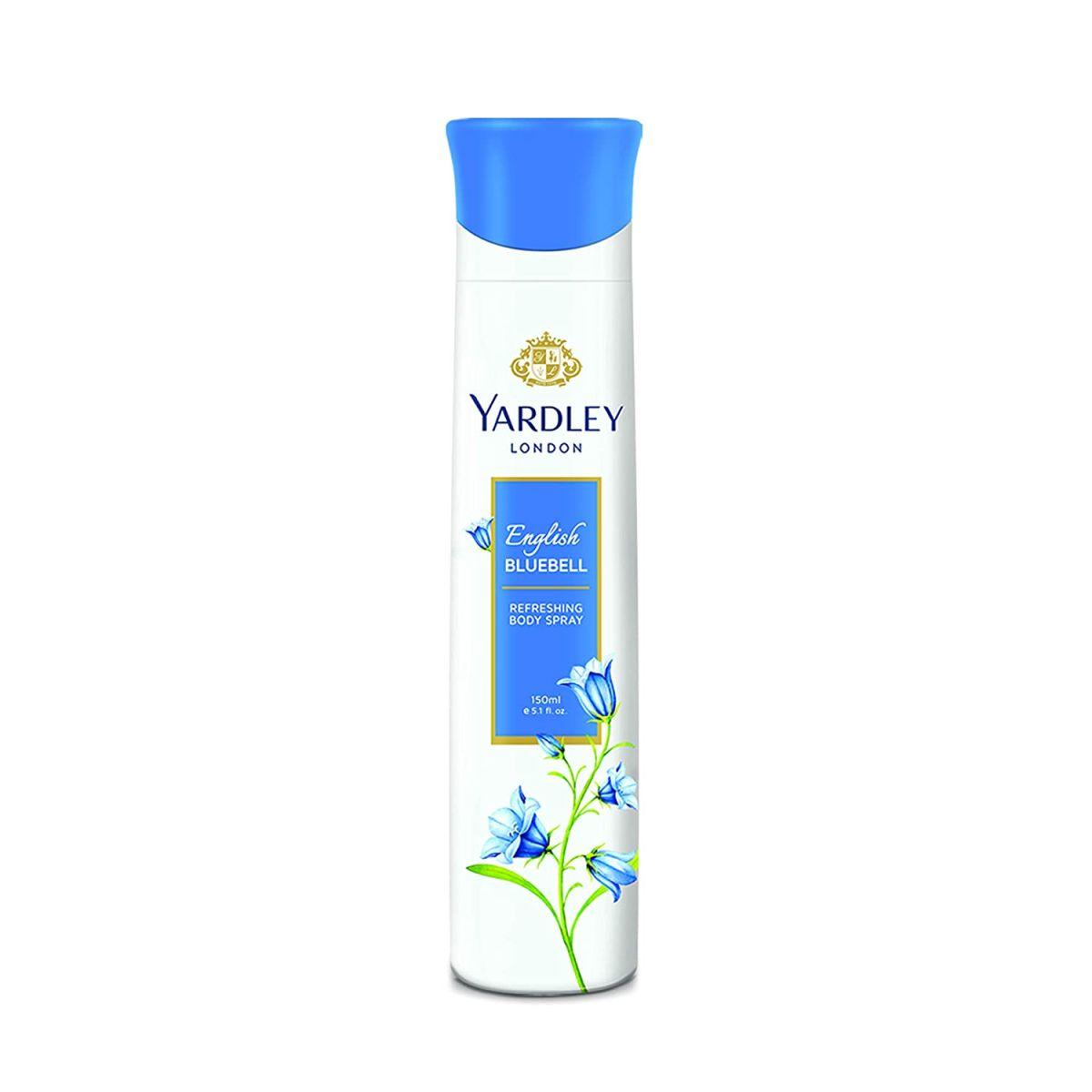 Yardley London Освежающий дезодорант-спрей для тела для женщин Bluebell blue