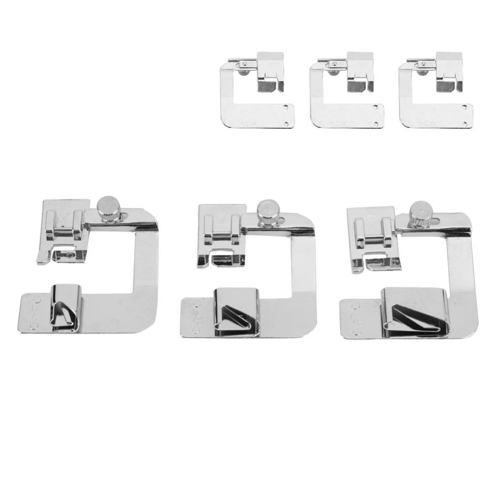 3pcs Professional Bias Tape Binder Foot Multifunctional Hemmer Foot Set  Household