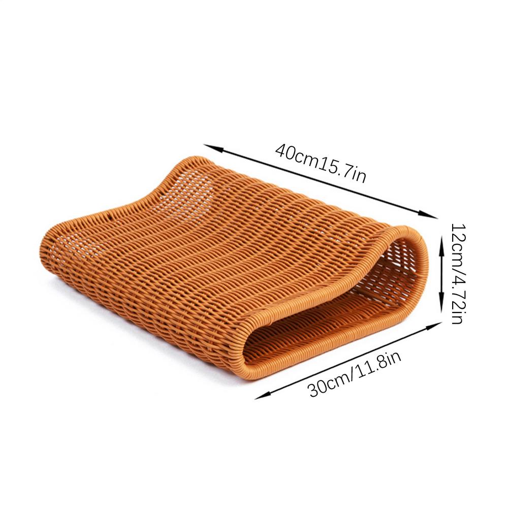 

1pcs Summer Cool Pillow With Imitation Rattan Weaving Neck Support And Spine Relief Pillows Home Handmade Breathable Pillow