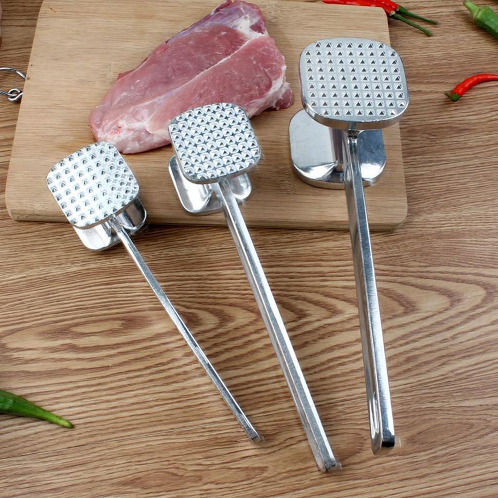 Professional Meat Tenderizer Hammer Mallet Tool for Pounding Beef Steak Chicken Pork Aluminium Meat Hammer Kitchen Tool