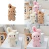 Keychain Plush Rabbit Backpack With Soft Stuffed Animal For Decoration Kids