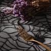 Lightweight Halloween Decoration Portable Spider Web Tablecloth Black Tablecloth  Event Decoration