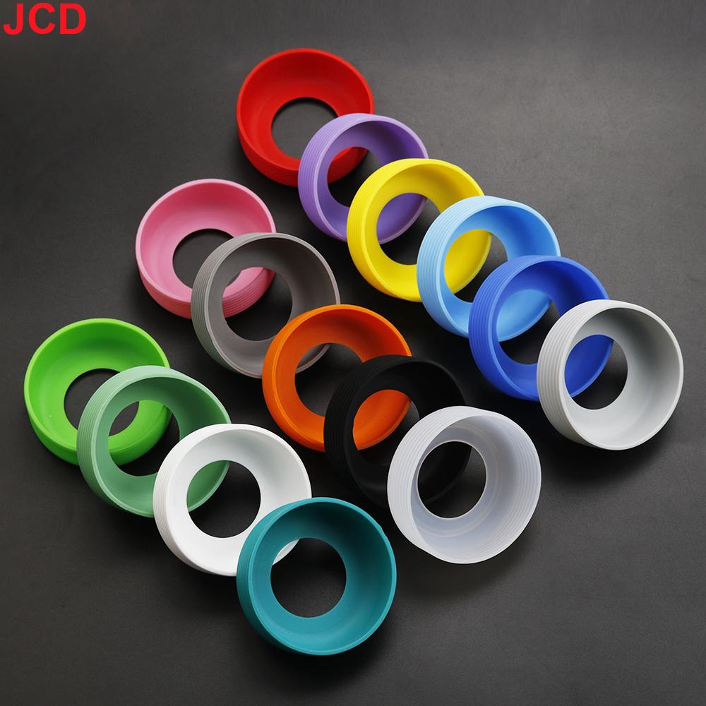JCD 1pc 6cm 15g Threaded Soft Silicone Cup Bottom Cover Wear Resistant Ring Sleeve Sheath Anti Slip Good Toughness