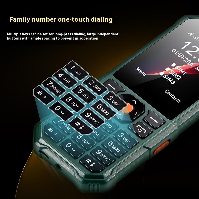 Elderly Machine Function Button GSM Dual Card Dual Standby Super Long Standby Elderly Mobile Phone Elderly Machine 2G