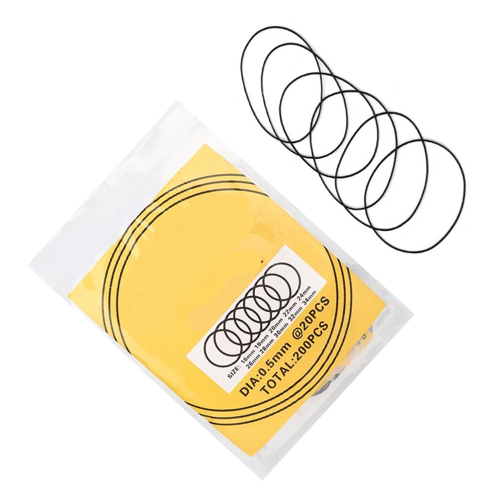 Rubber Material Rubber Seal Round Shape Watch Gasket Professional O Ring Seal  Watchmaker Tools