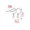 100pcs/lot(50pairs) Stainless Steel DIY Earring Findings Clasps Hooks Jewelry Making Accessories Earwire
