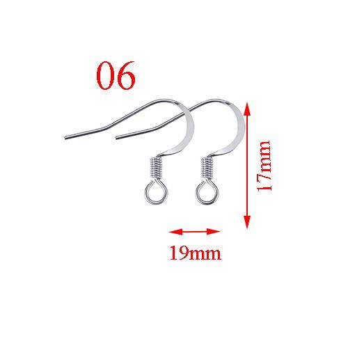 100pcs/lot(50pairs) Stainless Steel DIY Earring Findings Clasps Hooks Jewelry Making Accessories Earwire