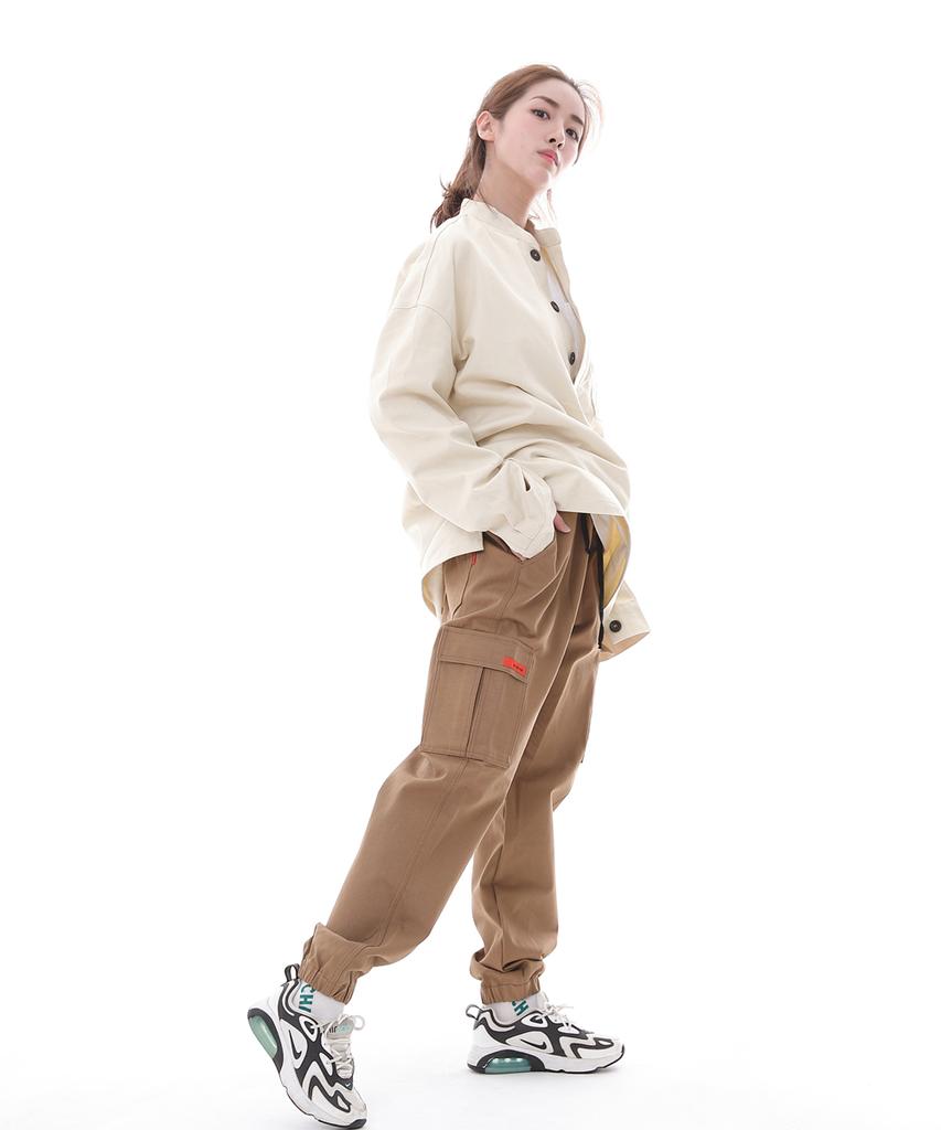 Seinteukeulu Retroline Cargo Jogger Pants Rl-311Cj Camel