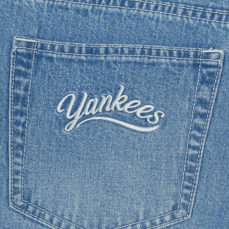 New MLB Jeans Women's Blue 3FDPV0151-50BLL