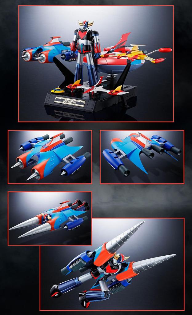 Soul of Chogokin Grendizer Compatible Spazer Full Set GX-76X3 D.C.