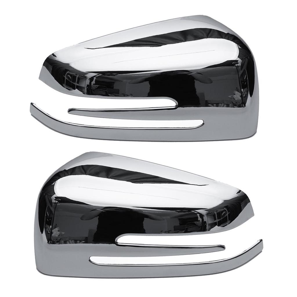 New Chrome Rearview Mirror Cover For Mercedes-Benz A B E GLK CLA GLA Class