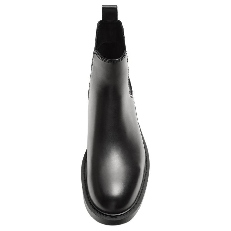 Zara Comfortable Fashionable Minimalist Short Chelsea Boots Men Boots Black 12002520800