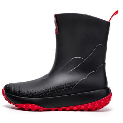 Men Mid-length Waterproof Boots for Outdoor Use Simple Fashionable Design Anti-slip Suitable for Adult