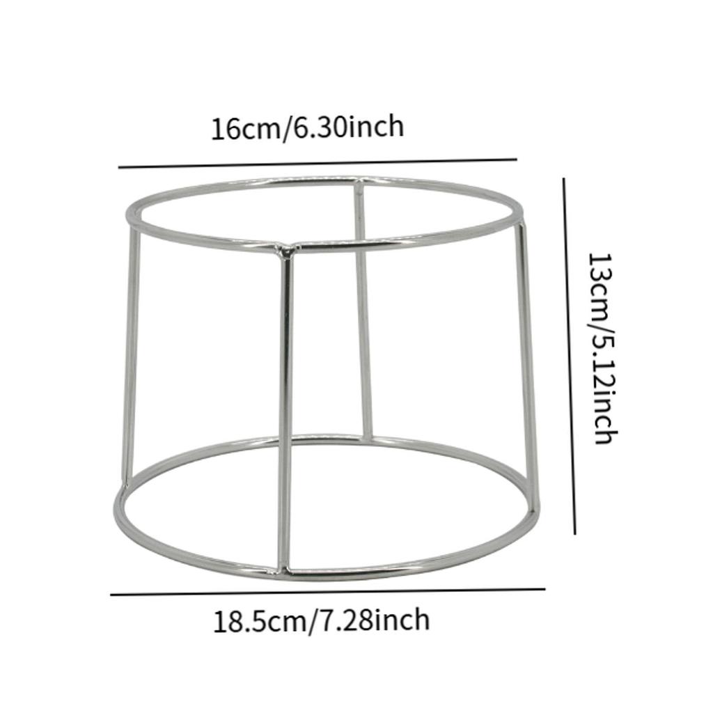 Wok Insulation Rack Multipurpose Heavy Duty Steaming Stand Rustproof Double Layer Steam Rack Support for Hotel Kitchen Table
