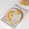 Luxshiny Pizza Pan with Holes Pizza Tray Aluminium Alloy Pizza Pan 12inch Round Pizza Baking Sheet Oven Tray Pizza Crisper Pan Perforated Pizza