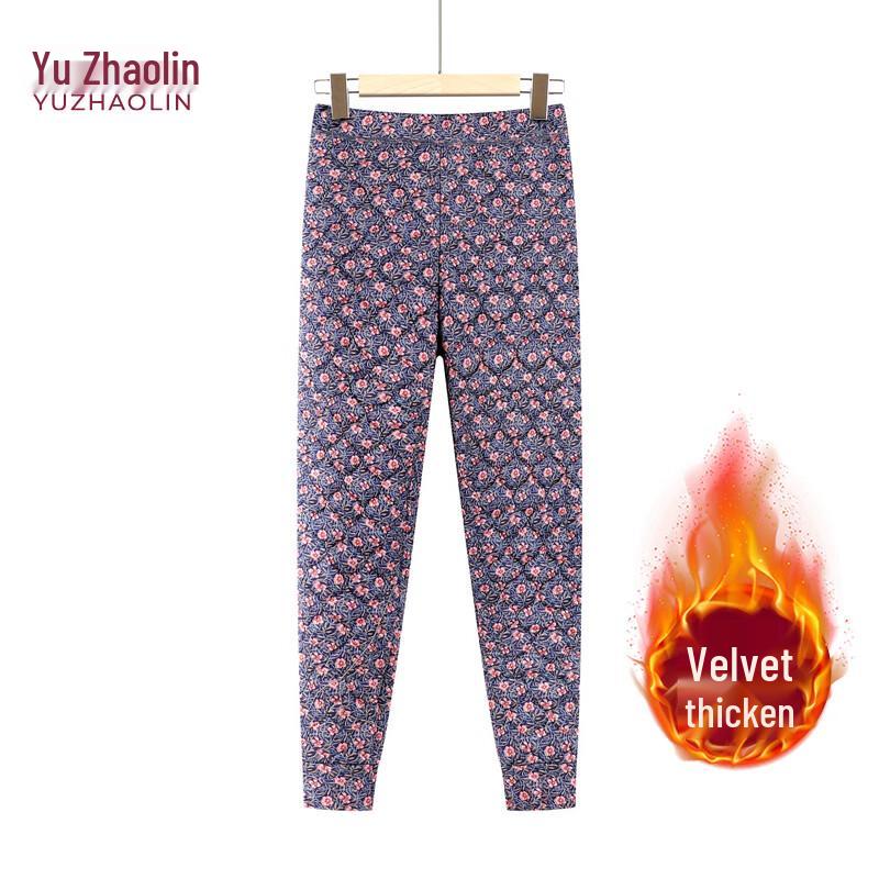 YUZHAOLIN Elderly Women's Thickened Fleece-Lined Winter Warm Pants