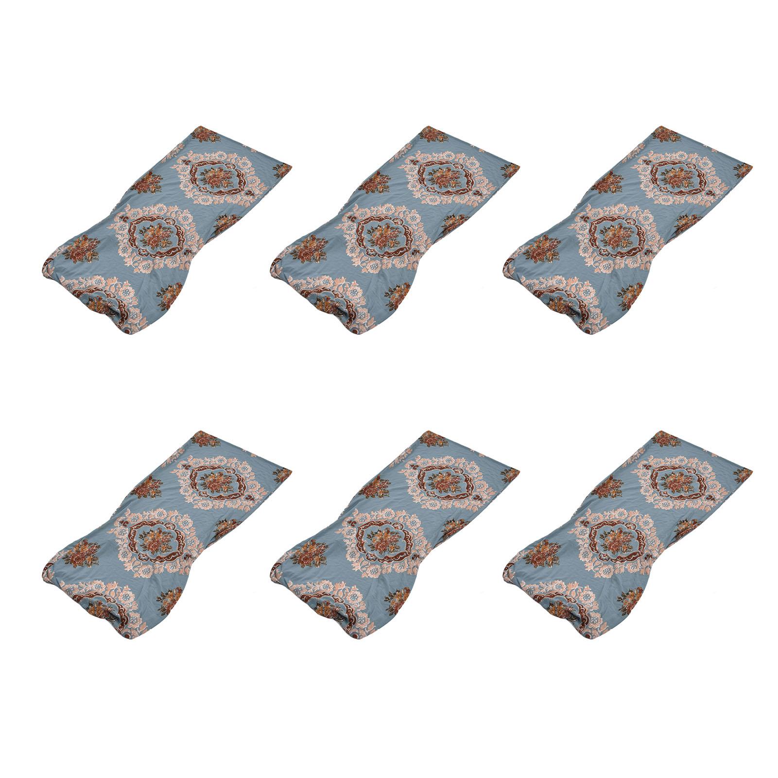 

6PCS High Elasticity Chair Cover Removable Washable Dustproof Home Hotel Dining Chair Covers Type 2