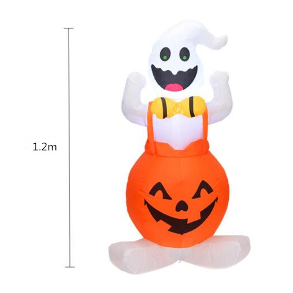 1.2M Inflatable Pumpkin Ghost Toy Halloween Decoration