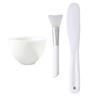 Set with Facial Treatment Mask Make-up Mixing Tool with Bowl Stick Brush Measuring Spoon3 Piece Set