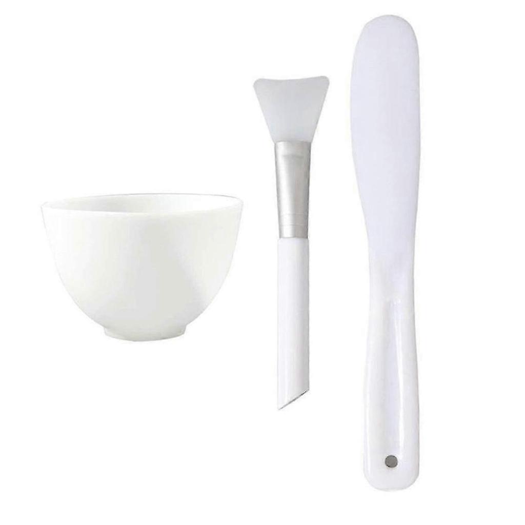 Set with facial treatment mask make-up mixing tool with bowl stick brush measuring spoon3 Piece Set