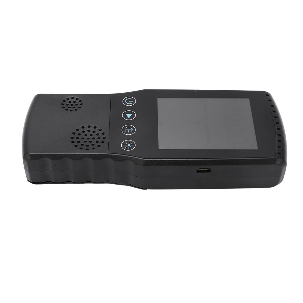 Handheld Nuclear Radiation Detector LCD Realtime Monitoring USB Charging Ionizing Radiation Meter 2500mAh Black