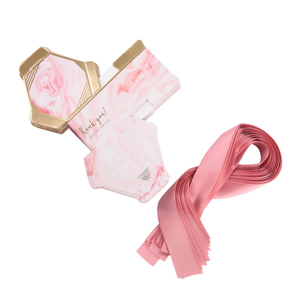 30 Pcs Candy Box Paper Gift Boxes Wedding Party Favors Ribbon