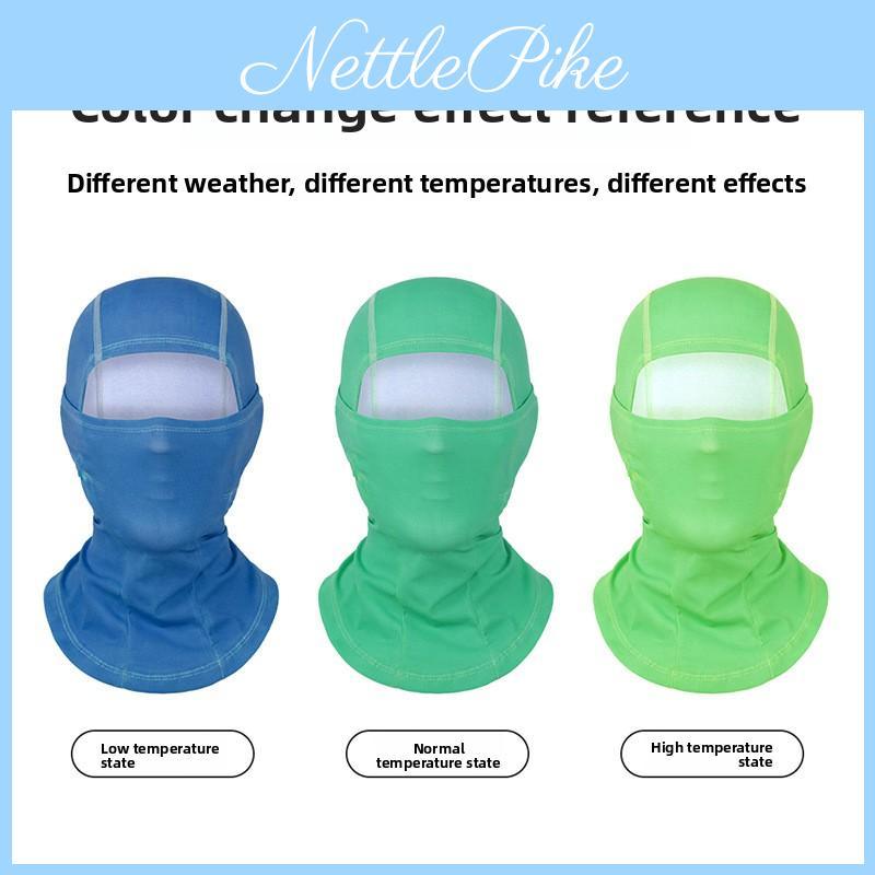 Outdoor Windproof Thermal Colorchange Face Cover For Cycling And Winter Activities