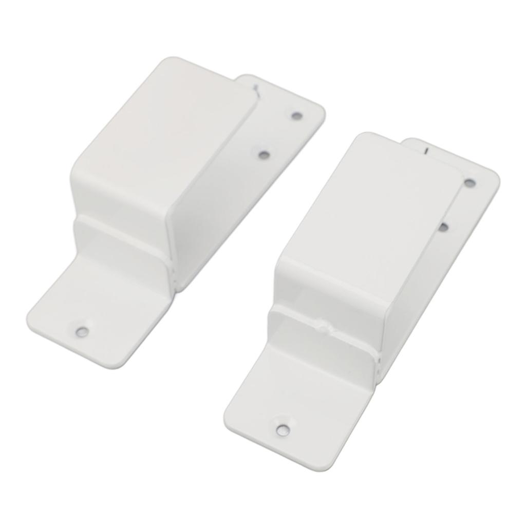 2 STK Dørbarrikadebraketter Åpen stangholder Karbonstål Enkel installasjon U-brakett for garasje