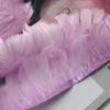Color Medium Floating Feathers Cloth Edge Goose Feather Cloth Strip Diy Skirt Shawl Performance Clothes Wings Decoration Feather Lamp Material