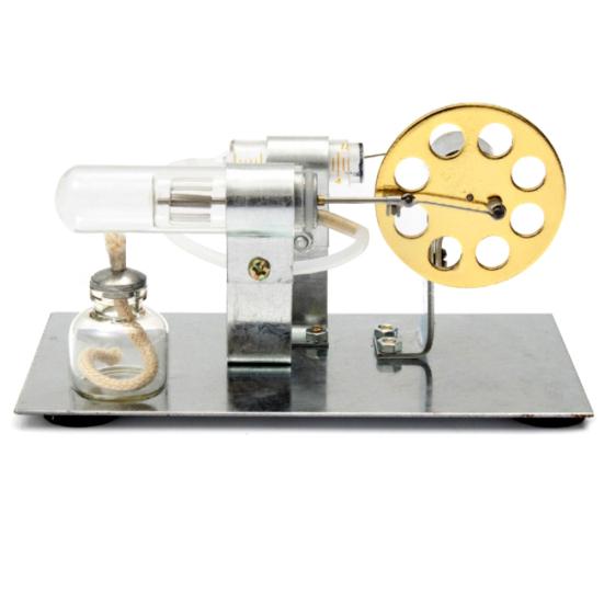 Hot Air Stirling Engine Model Electric Generator Motor Steam Power Physics Toy
