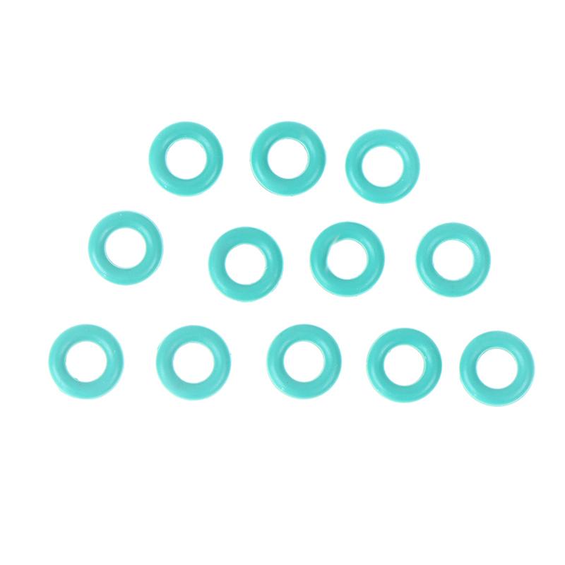 12Pcs Piezo Injector Solenoid Valve Seal Rubber Rings Washer Repair Kits For Return Oil Backflow Pipe Connector Small O-Ring