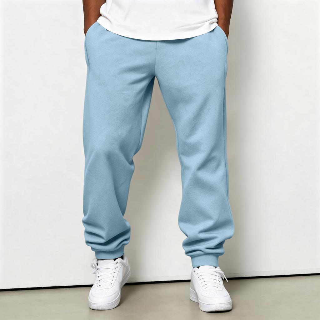 Men's Jogger Pants with Drawstring Elastic Waist