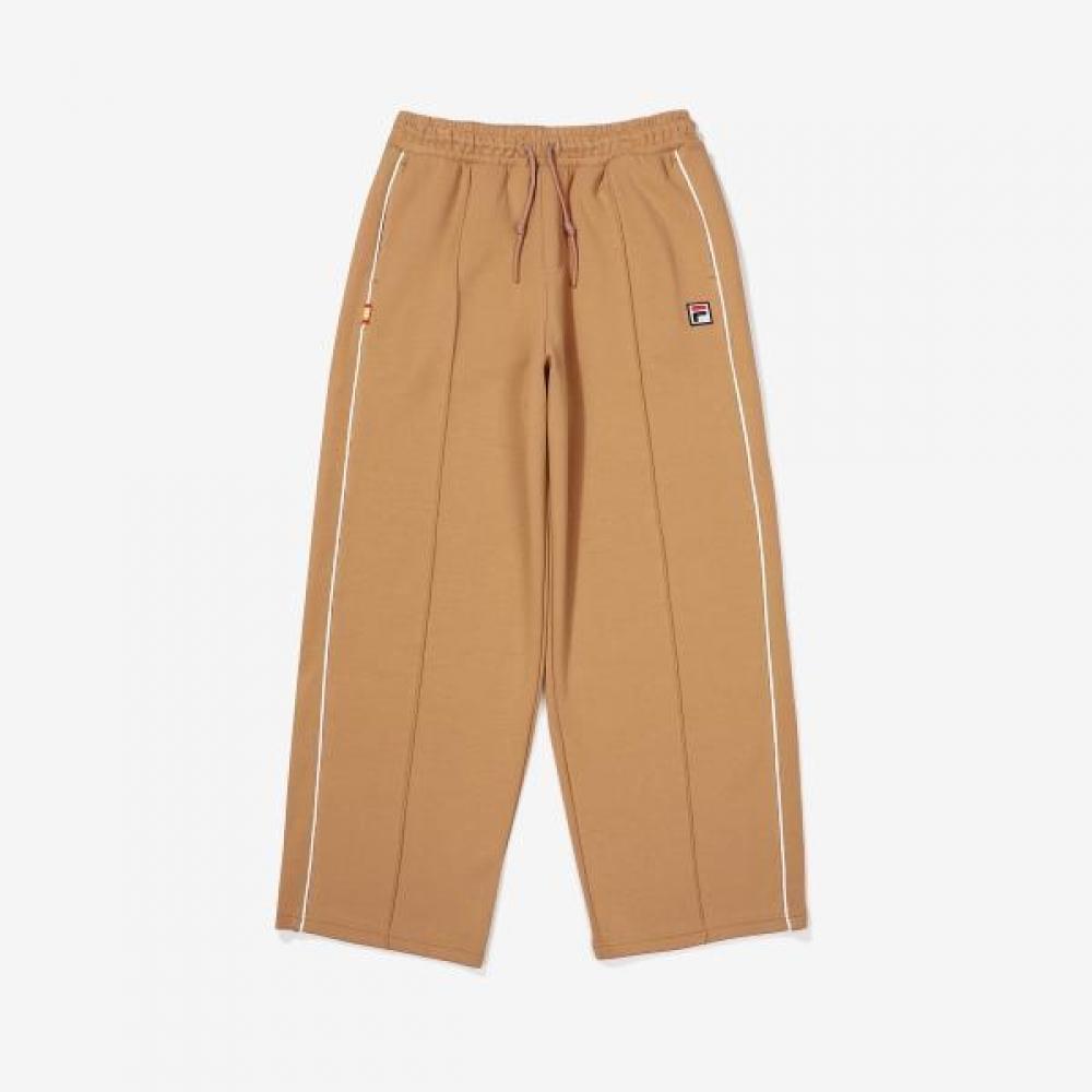 Широкие брюки Fila из смесовой хлопковой ткани Camel/85