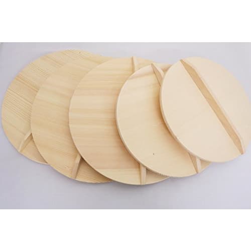 Ichihara Woodworking Wooden Lid, Natural Wood, 36cm, 10013