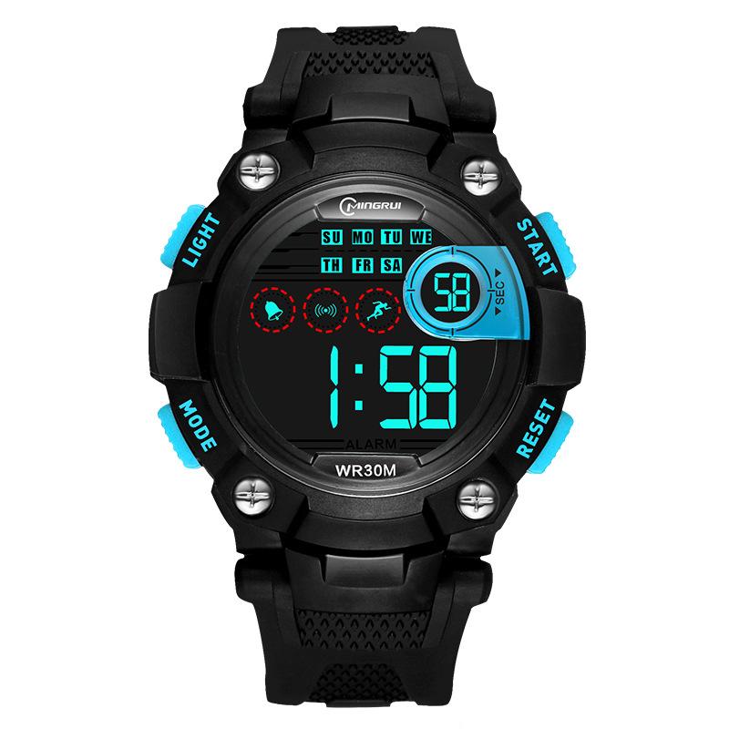 C02 Children's Electronic Watches Kids Boys' Student Sports Waterproof LED Alarm Clock Calendar Men's Digit Smart Watch