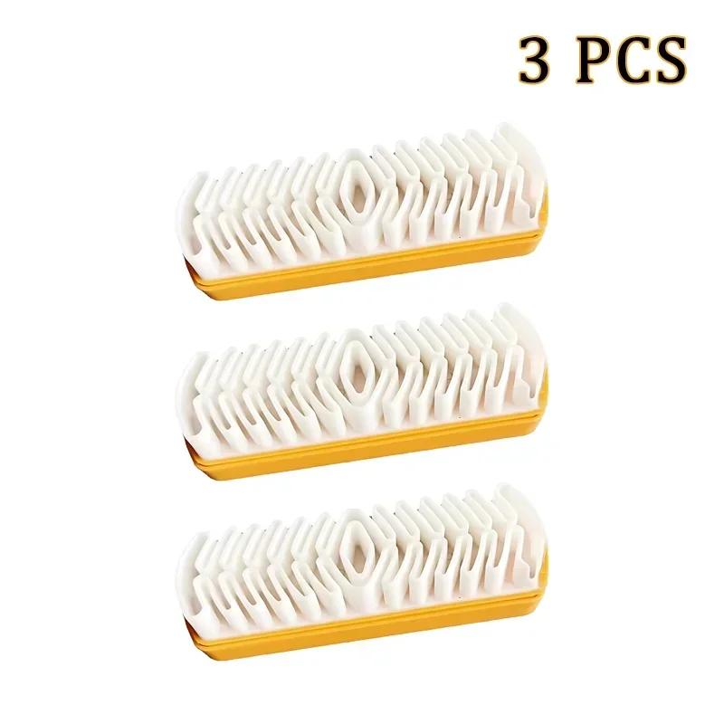 3Pcs Tumbled Leather Shoes Suede Brush Raw Rubber Brush Special Eraser Cleaning AntiBuckskin Velvet Shoe Brush Suede Boots Brush
