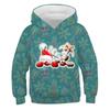 New Kid Hoodies Sweatshirt Boys Girls Christmas Printing Costume Children Clothing Family Party Santa Claus Kids Pullover Coats