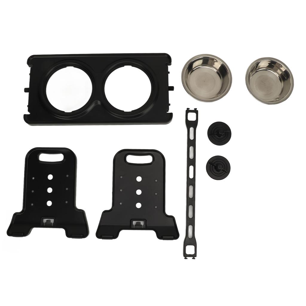 Erhöhte Hundenäpfe verhindern das Verschütten 3 einstellbare Höhen Erhöhter Hundenapf Edelstahl Hundefutter