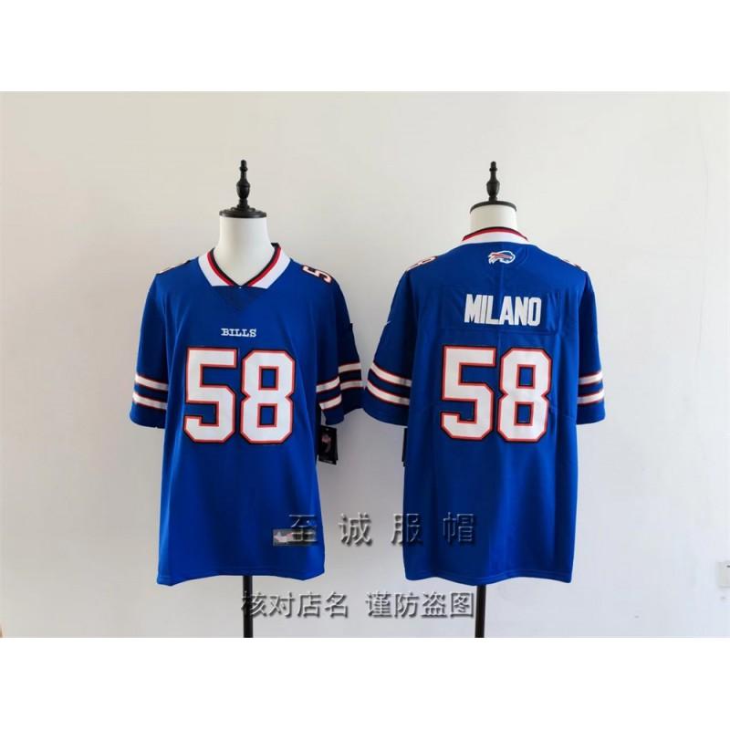 Mens Buffalo Bills Embroidered NFL Football Jersey Premium Cotton Blend Sportswear Fan Wear Casual Training