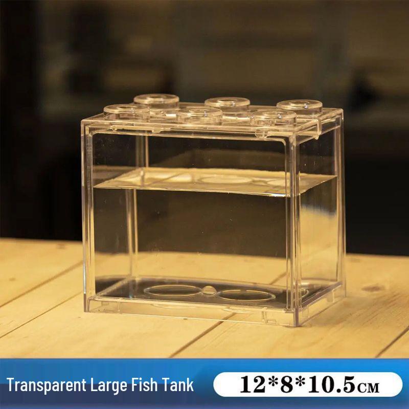Creative Douyu Small Desktop Fish Tank with Light and Acrylic Aquascaping