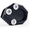 For VS650 Motorcycle Accessories CNC Motorcycle Kickstand Extender Foot Side Stand Extension Pad Support