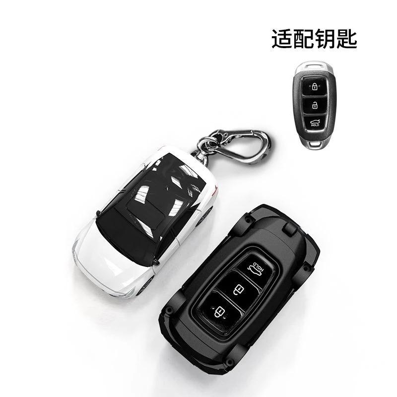 For Hyundai Elantra Car Model Key Case Key Protective Case For Verna Santa Fe I30 Kona Azera Accent Remote Key Cover