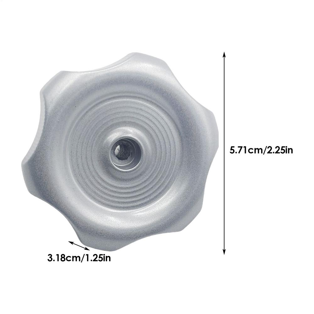 Vent Knob Replacement Interior Hardware Accessories Multifunctional RV Window And Vent Interior Hardware Awning Roof Knob серебряный