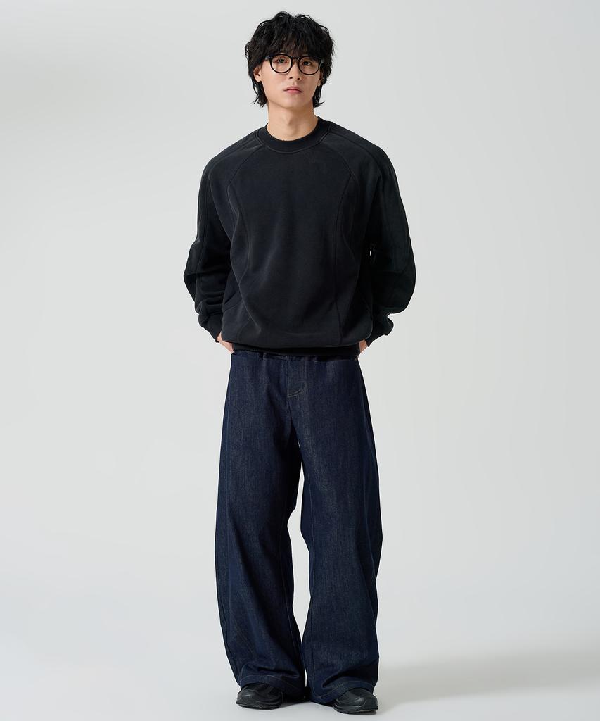 Ousa Pigment Raglan Brushed Sweatshirt 2 Colors