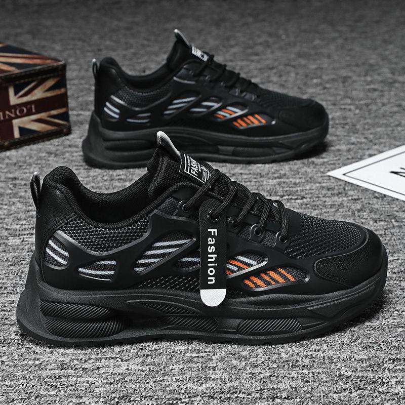 

Men s Height-Boosting White Mesh Sneakers - Non-Slip Casual Running Shoes with Thick Sole for Autumn and Winter 44